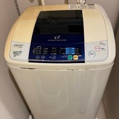 【4月7日まで】Haier 洗濯機　JW-K50F  5kg 全...
