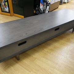 お値下げ！桜屋工業 CHERRY テレビボード 幅165cm 奥行50cm 高さ33cm LV-82-165 木製 ウッディグレー テレビ台 札幌 西岡店