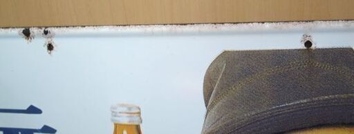 昭和レトロ オロナミンC ホーロー 看板 両面 ドリンク 元気ハツラツ！ おいしいですよ！ 炭酸飲料 大塚製薬 大塚グループ 大村崑 札幌 東区 北20条店
