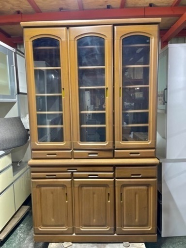 激安‼️大型食器棚キッチンボード幅118cm