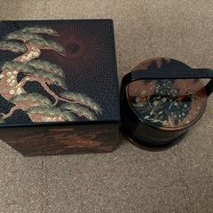 高級木製漆器 三段祝重と三段丸重箱セット！美品！取り引き期限あり...