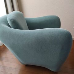 値下げ】無印良品×IDÉE 一人掛けソファ MINI MILLER ARM CHAIR 青