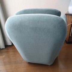 値下げ】無印良品×IDÉE 一人掛けソファ MINI MILLER ARM CHAIR 青