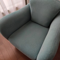 値下げ】無印良品×IDÉE 一人掛けソファ MINI MILLER ARM CHAIR 青