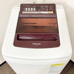 激安‼️大きめ8/4.5キロ14年製Panasonic洗濯乾燥機NA-FW80S1-R?