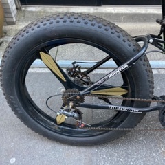 【中古】FOREKNOW_ファットバイク_26×4.0_ブラック