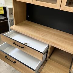 古賀家具 キッチンボード カフェ 幅120cm 食器棚 レンジボード 