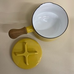 ⑥ DANSK (ダンスク) イエロー　鍋　小鍋　中古