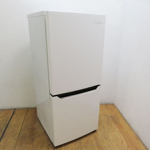 【京都市内方面配達無料】下冷凍 130L 冷蔵庫 ホワイトカラー 自動霜取 AL06