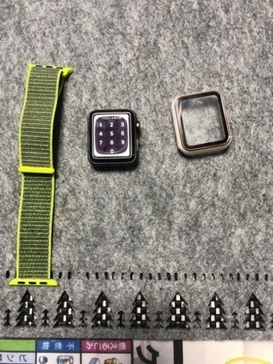 携帯電話 Apple Watch3 GPS+sellra 38mm