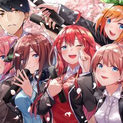 五等分の花嫁展記念　フィギュア27体セット+展示ケースLED付　...