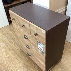 KB-52【新入荷 アウトレット】4段チェスト ブラウン