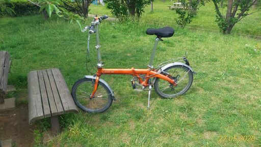 ダホン ルート D6 折りたたみ自転車です。