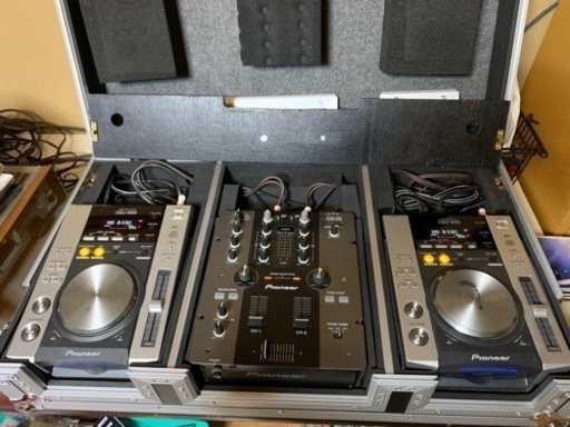 Pioneer CDJ-200×2台 DJM-250フルセット新品ハードケース付き