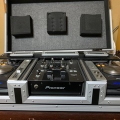 Pioneer CDJ-200×2台 DJM-250フルセット新品ハードケース付き