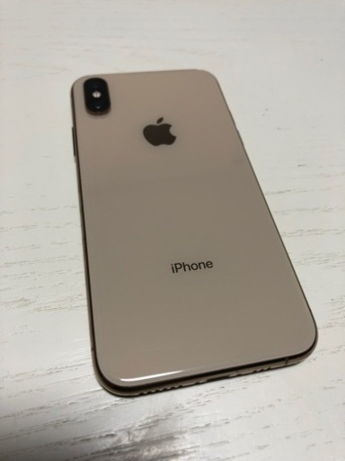 【売約済】中古品(掲載6/30まで)iPhoneXSゴールド(本体のみ)/SIMフリー/64GB/