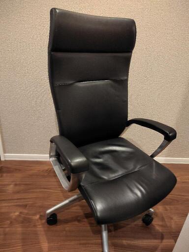新品24万 ノーリツイス エグゼクティブチェア 総本革 社長椅子 サミットチェア