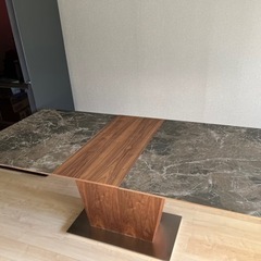 ALETTA（アレッタ）エクステンションダイニングテーブル　セラミック天板　椅子つき