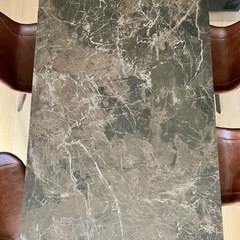 ALETTA（アレッタ）エクステンションダイニングテーブル　セラミック天板　椅子つき