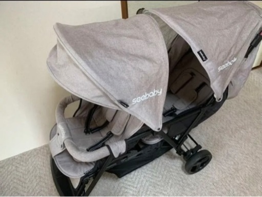 see baby2人乗りベビーカー