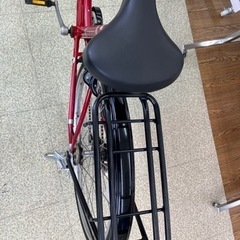 自転車 ギア・自動ライトあり ☆赤 26インチ TJ568