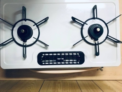 ①2761番 リンナイ✨都市ガスコンロ✨ET34NJH4-W2‼️ - キッチン家電 