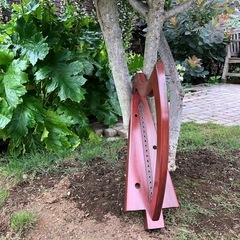 20弦国産ヒノキ製金属弦ハープ（マホガニー色 op.266）