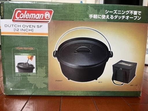 ダッチオーブン12インチ　コールマン　未使用品