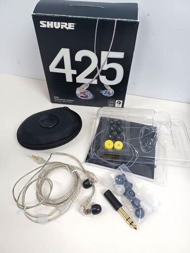 SHURE SE425-CL-A クリア カナル型イヤホン