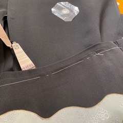 着物　留袖　仮縫い