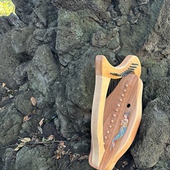「人魚のハープ」12弦桂製金属弦ハープ (op.282)