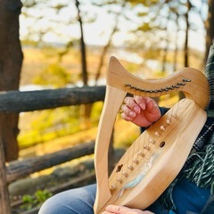 「人魚のハープ」12弦桂製金属弦ハープ (op.282)