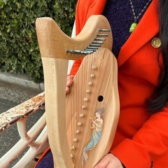 「人魚のハープ」12弦桂製金属弦ハープ (op.282)