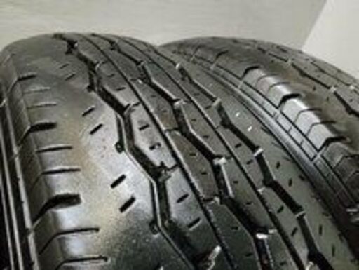 BS RD-613 STEEL 195/80R15 107/105L LT 15インチ 夏タイヤ 4本 2018年製 バリ溝 ハイエース キャラバン等　(VTL716)クレジットカード QRコード決済可能