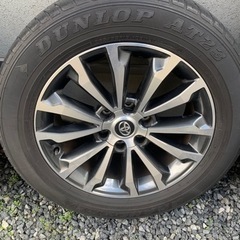 美品 150系ランドクルーザープラド 純正ホイール タイヤセット 19インチ