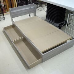 ニトリ シングルベッド フレーム+マットレス 宮付き コンセント付き 札幌市 厚別区
