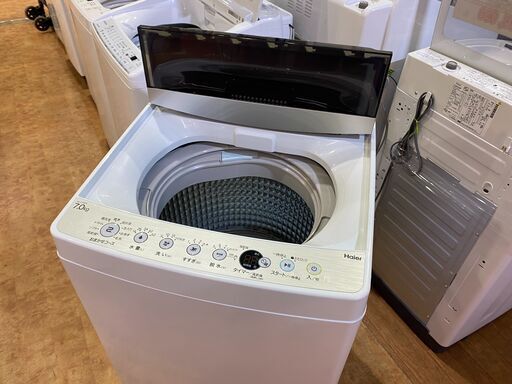 【愛品館市原店】Haier 2021年製 7.0Kg洗濯機 JW-C70FK 【愛市I4S031110-104】