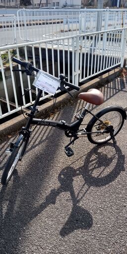 ★ジモティ割あり★  折り畳み自転車 20インチ  クリーニング済み SJ1477