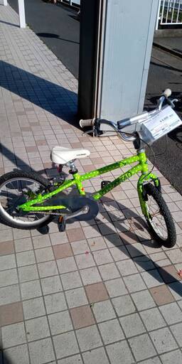★ジモティ割あり★  子供用自転車 16インチ 緑 クリーニング済み SJ1479