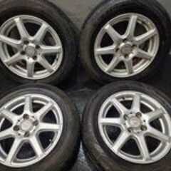 【DUNLOP ENASAVE EC202 175/65R14】夏タイヤ【PRD V7 14インチ 5.5J4HPCD100+38】パッソ ヴィッツ bB等　(VTL718)クレジットカード QRコード決済可能