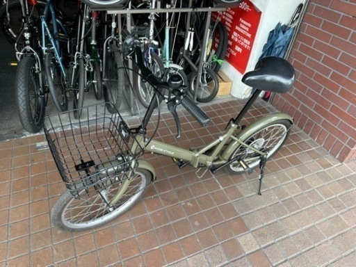 折りたたみ自転車 6段変速26インチ ミニベロ ママチャリカゴ付