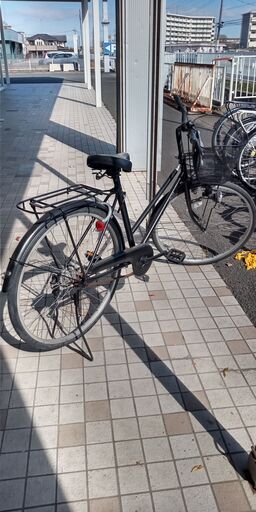★ジモティ割あり★  軽快車 26インチ 黒・ブラック クリーニング済み SJ1488