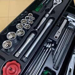 KTC】 9.5sq. 63点工具セット 両開きメタルケース入り 限定発売品 