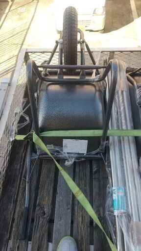 未使用品 ネコ台車 2台セット スペアタイヤ4本 一輪車 ねこ車