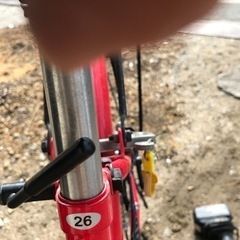 26インチ赤自転車