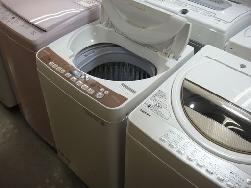 SHARP 7.0kg 洗濯機 ES-T712 2020年製 モノ市場半田店 119 - 洗濯機 SHARP 7.0kg 洗濯機 ES-T712 2020年製 モノ市場半田店 119 - 洗濯機