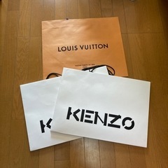 ルイヴィトン紙袋、KENZO紙袋