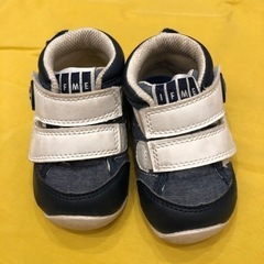 【中古】イフミー　12.0 子ども靴　ネイビー