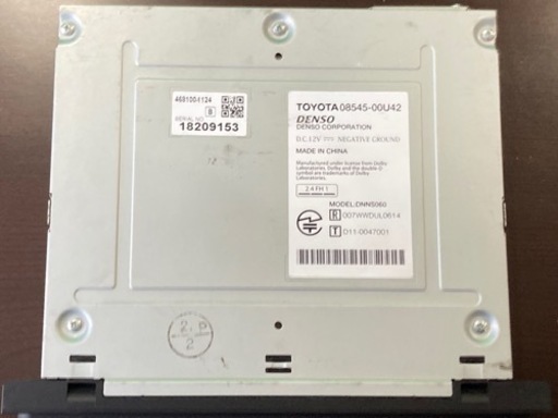 TOYOTA純正 NSDD-W61  ワンセグ Bluetooth ラジオ DISC ナビ 【取付も承ります】