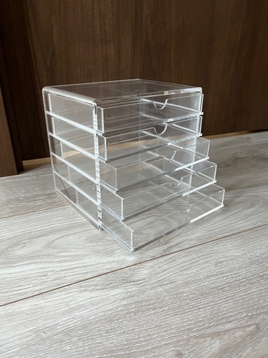 無印良品　アクリル引き出し5段